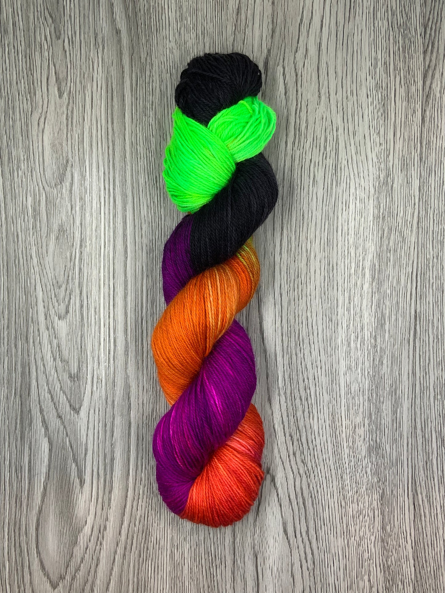 Sock yarn. Scary sisters