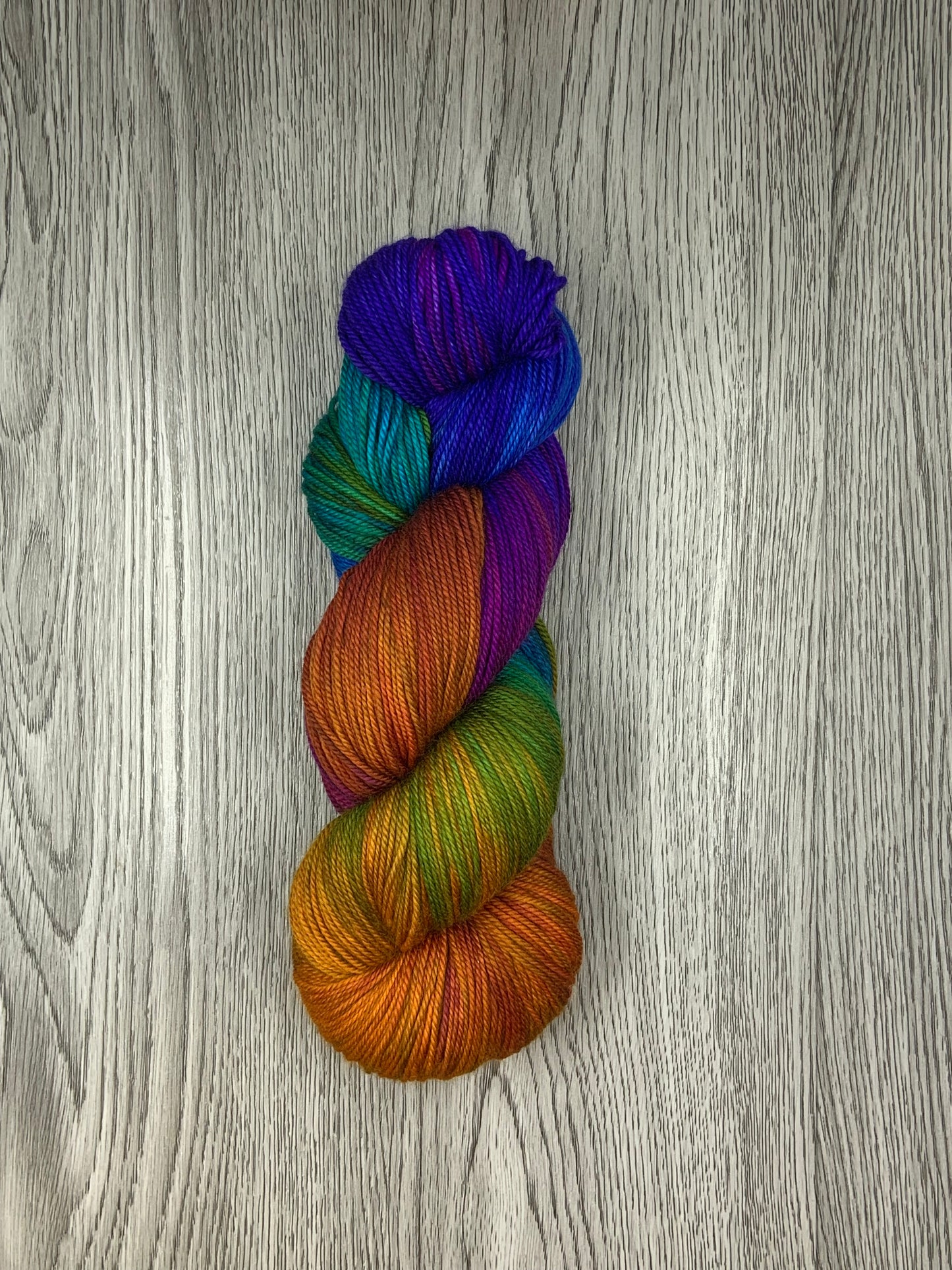 Merino cashmere nylon sock yarn. Dusk witch.