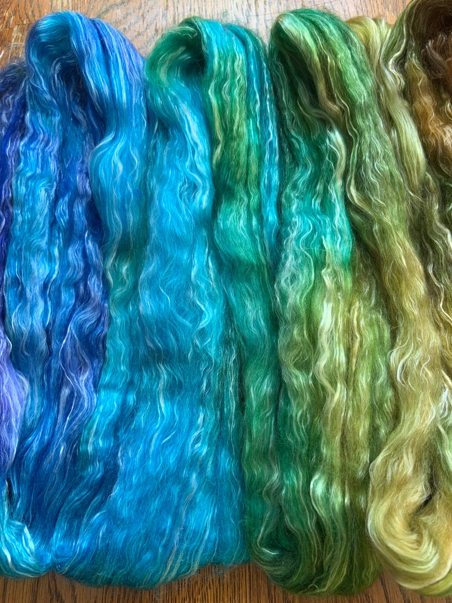 Sw merino Tencel. Dark oil slick