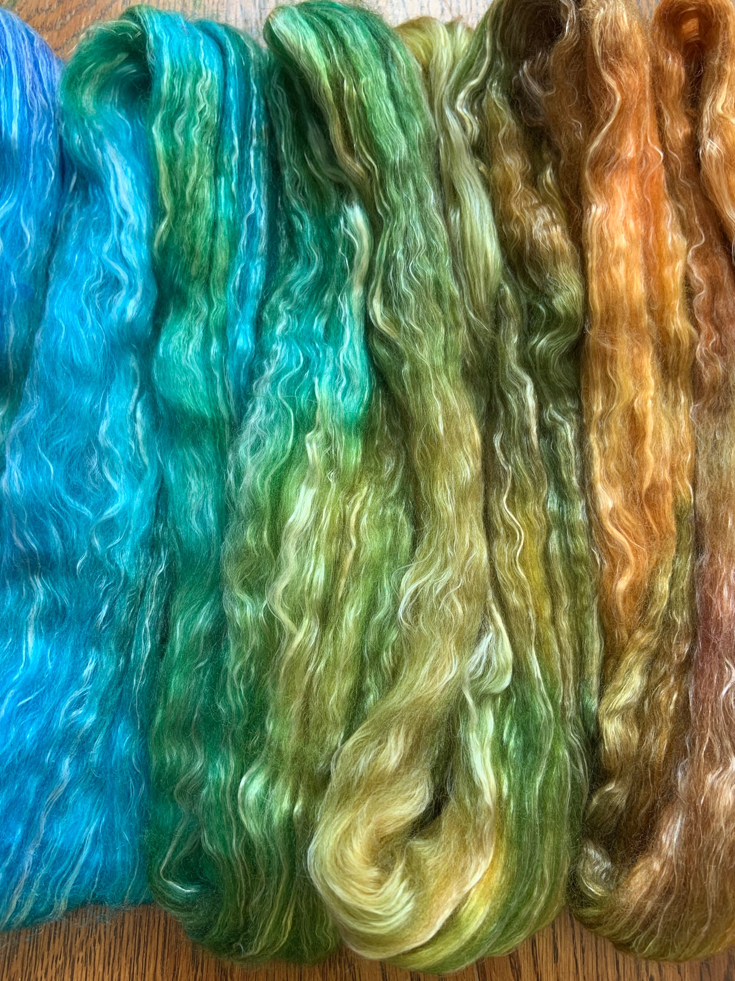 Sw merino Tencel. Dark oil slick