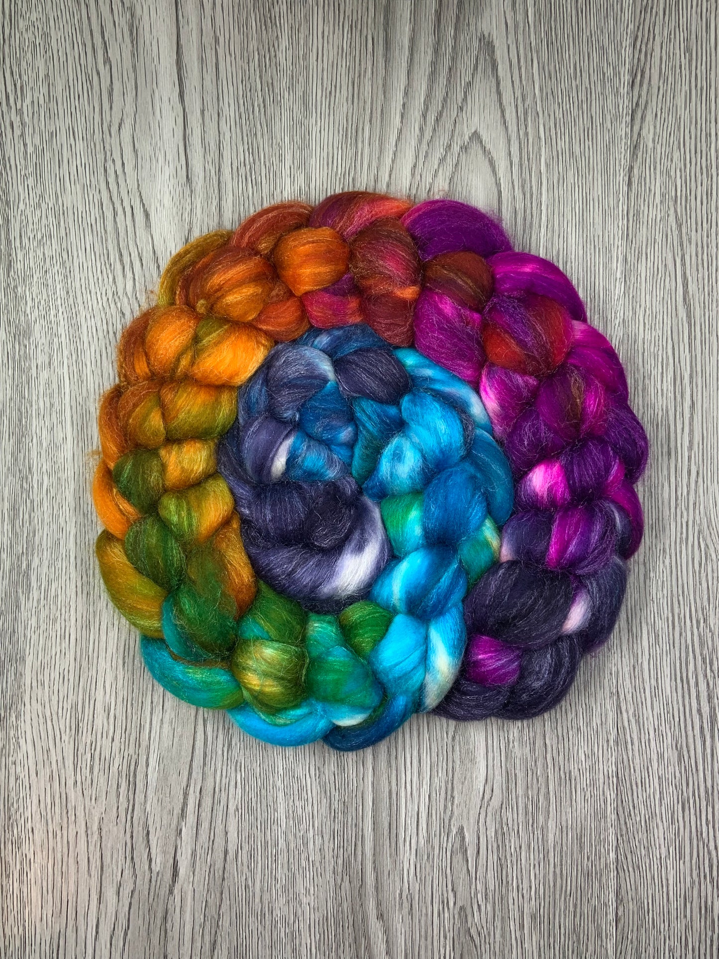 Sw merino cashmere silk. Oil slick