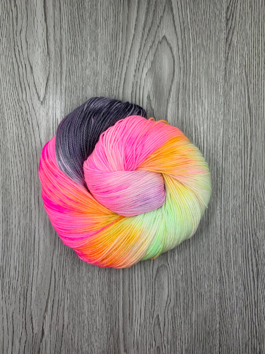 Sock yarn. Misty Mints