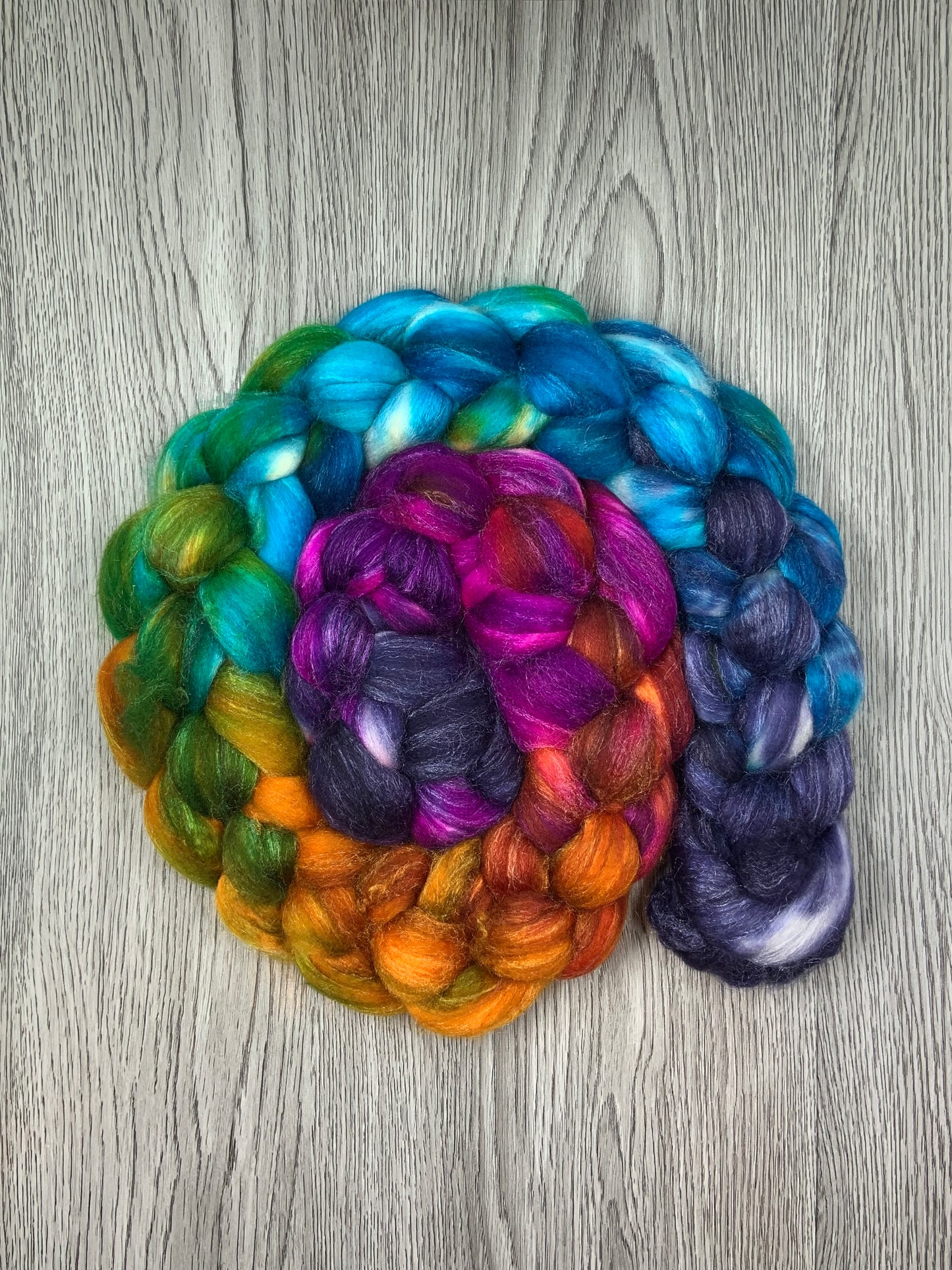 Sw merino cashmere silk. Oil slick