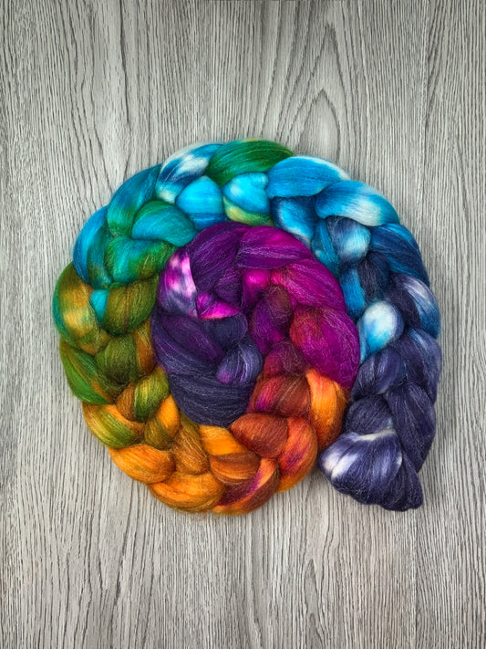 Sw merino cashmere silk. Oil slick