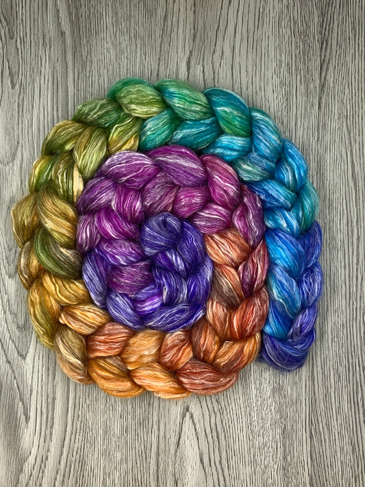 Sw merino Tencel. Dark oil slick