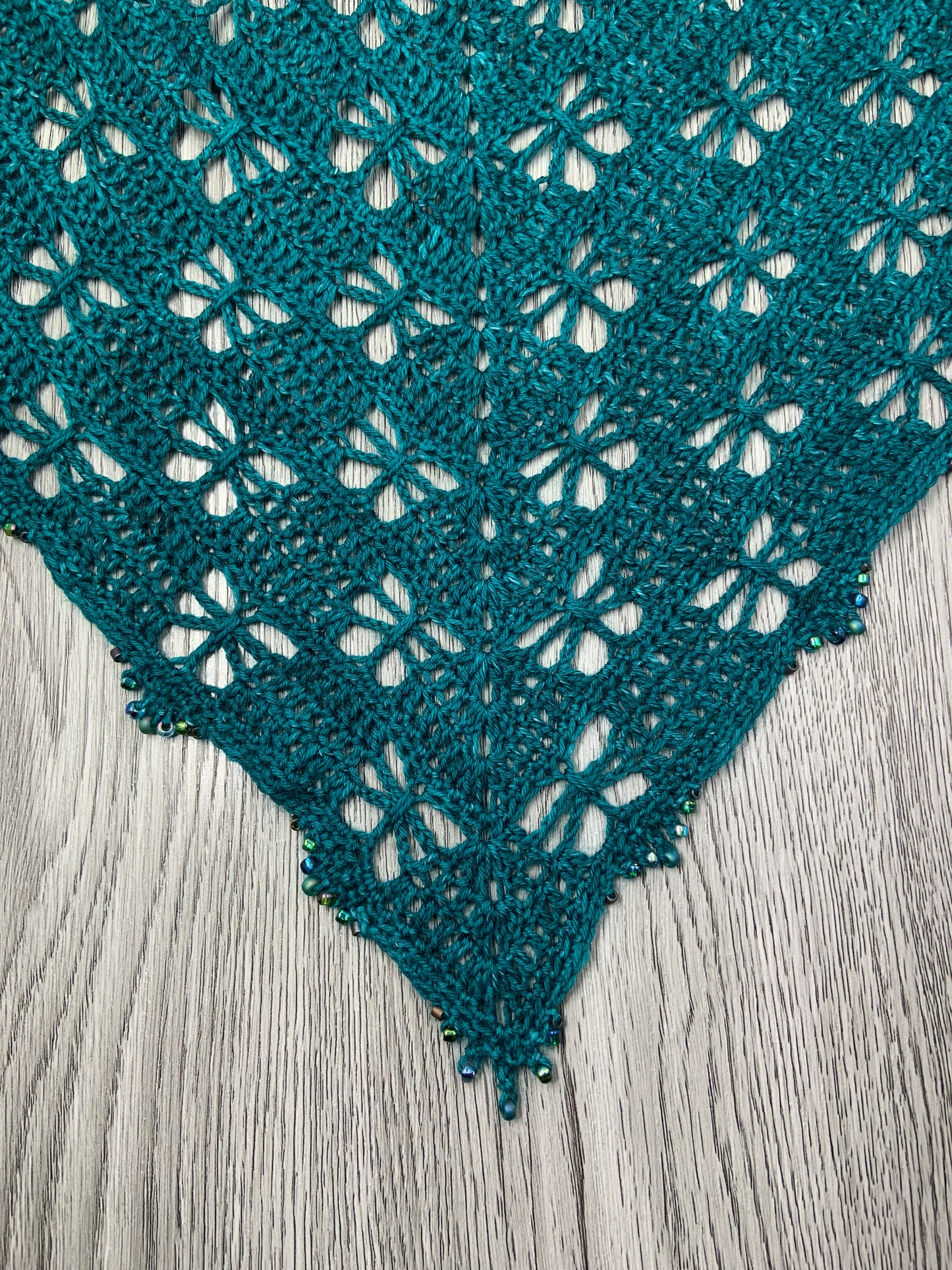 Butterfly shawl.