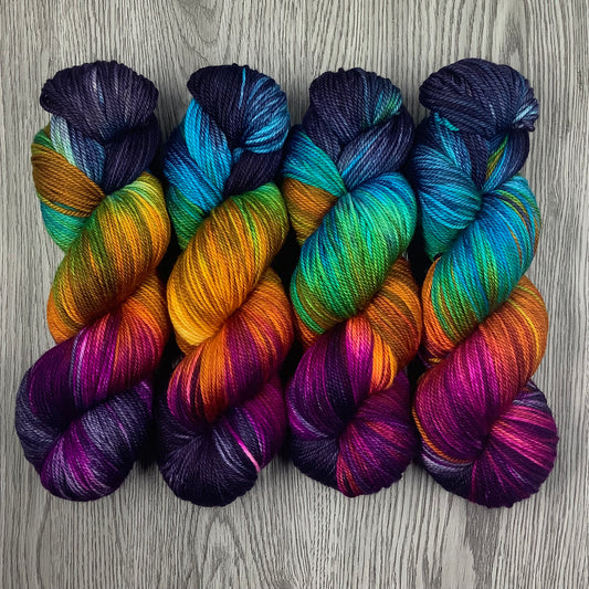 Sock yarn. Oil slick preorder up to 6 week wait